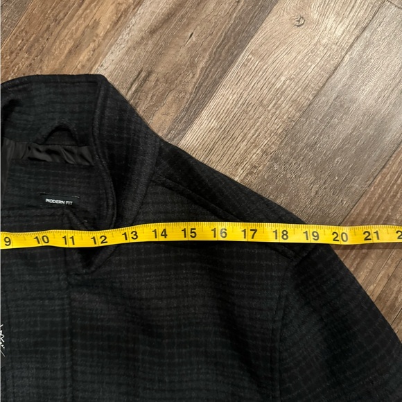 New With Tags Men’s Michael Strahan Wool Coat Size Large Black Gray Warm Lined - Picture 7 of 10
